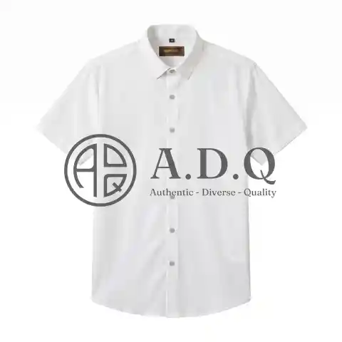 ÁO SƠ MI CỘC TAY CT24 / TRẮNG TRƠN, VÂN SỌC - ADAM STORE SNC026T