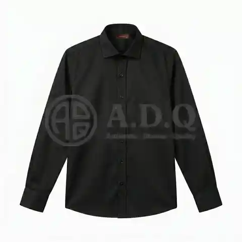 ÁO SƠ MI TAY DÀI BAMBOO / THE TUXEDO, MÀU ĐEN TRƠN - TXBB0748