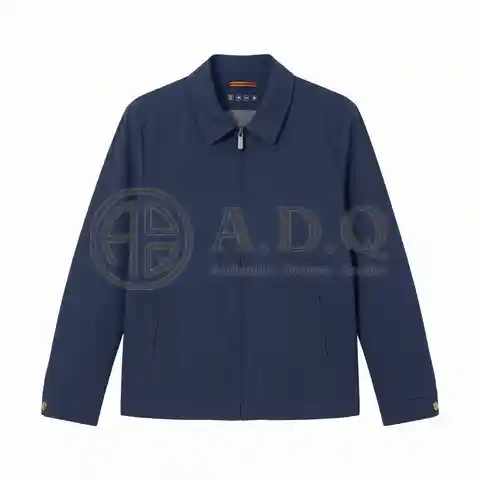 ÁO KHOÁC NAM CỔ SƠ MI KÉO KHÓA, PHỐI SỌC CHÌM - ADAM STORE AK150