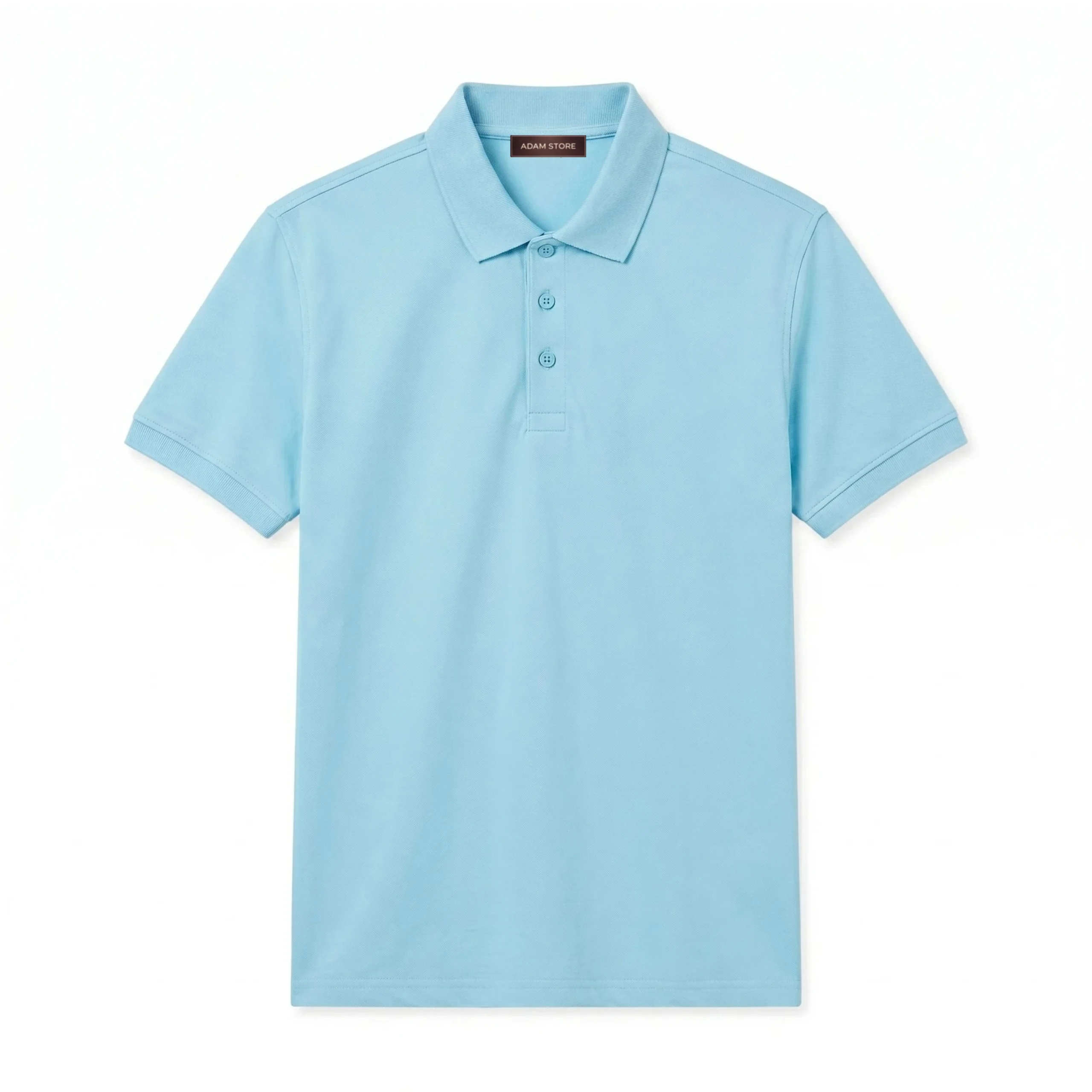 ÁO POLO NAM THIẾT KẾ BASIC, MÀU TRƠN - ADAM STORE AP293