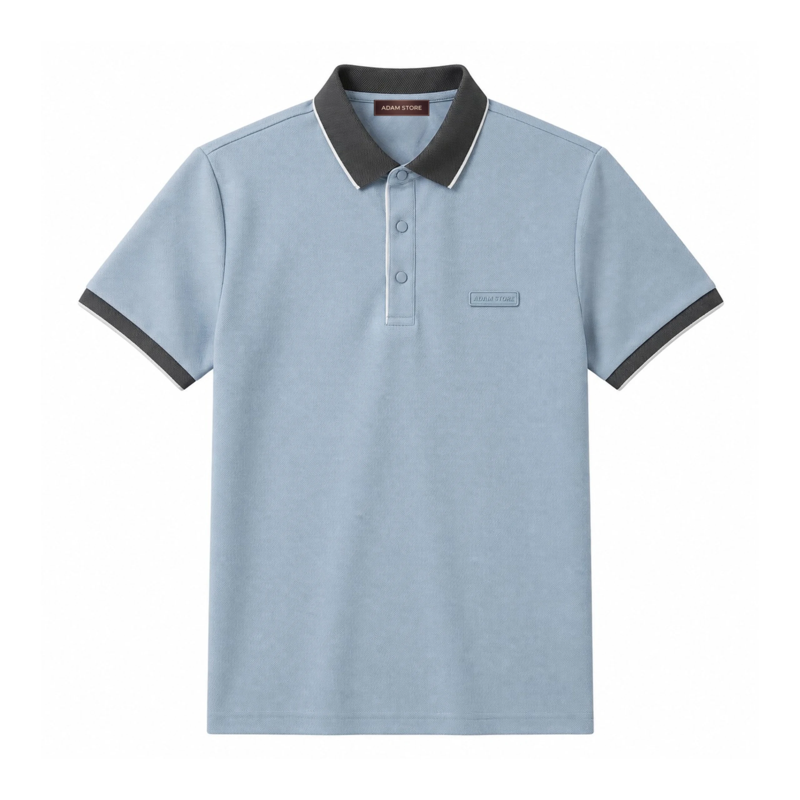 ÁO POLO NAM PHỐI VIỀN CỔ VÀ TAY ÁO - ADAM STORE AP455