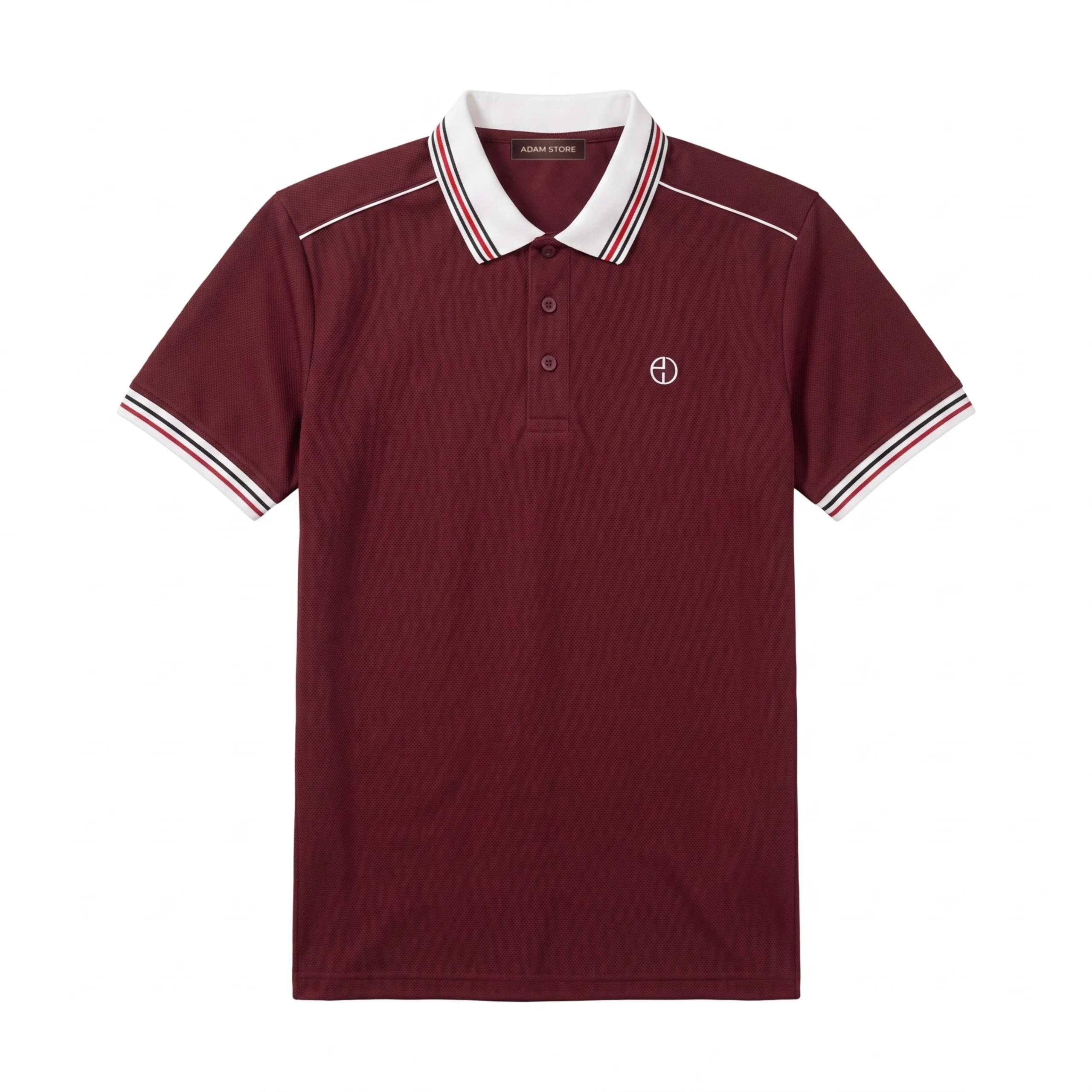 ÁO POLO NAM PHỐI VIỀN SỌC CỔ VÀ TAY ÁO - ADAM STORE AP444