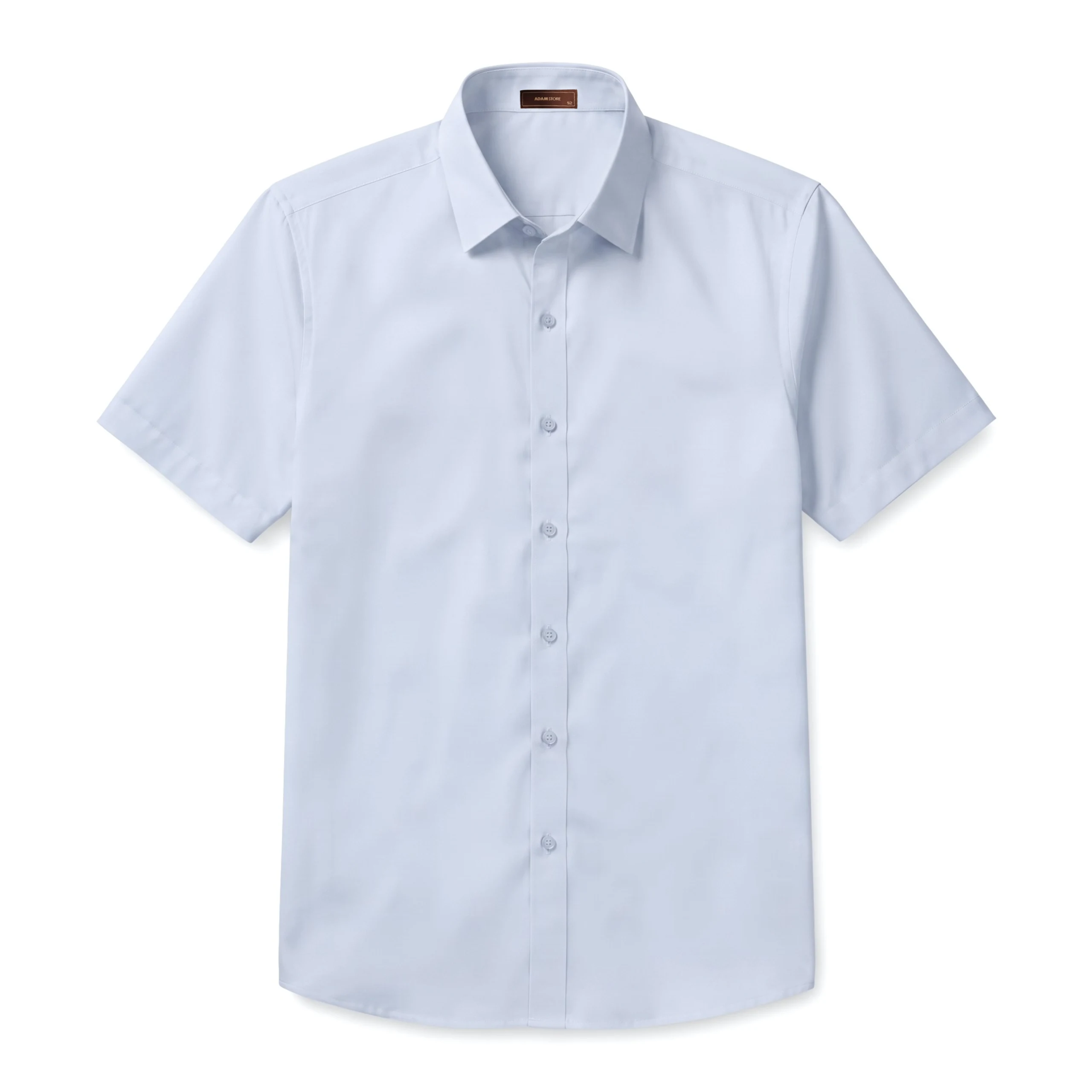 ÁO SƠ MI NGẮN TAY CT24 PHỐI MÀU TRƠN - ADAM STORE SNC018