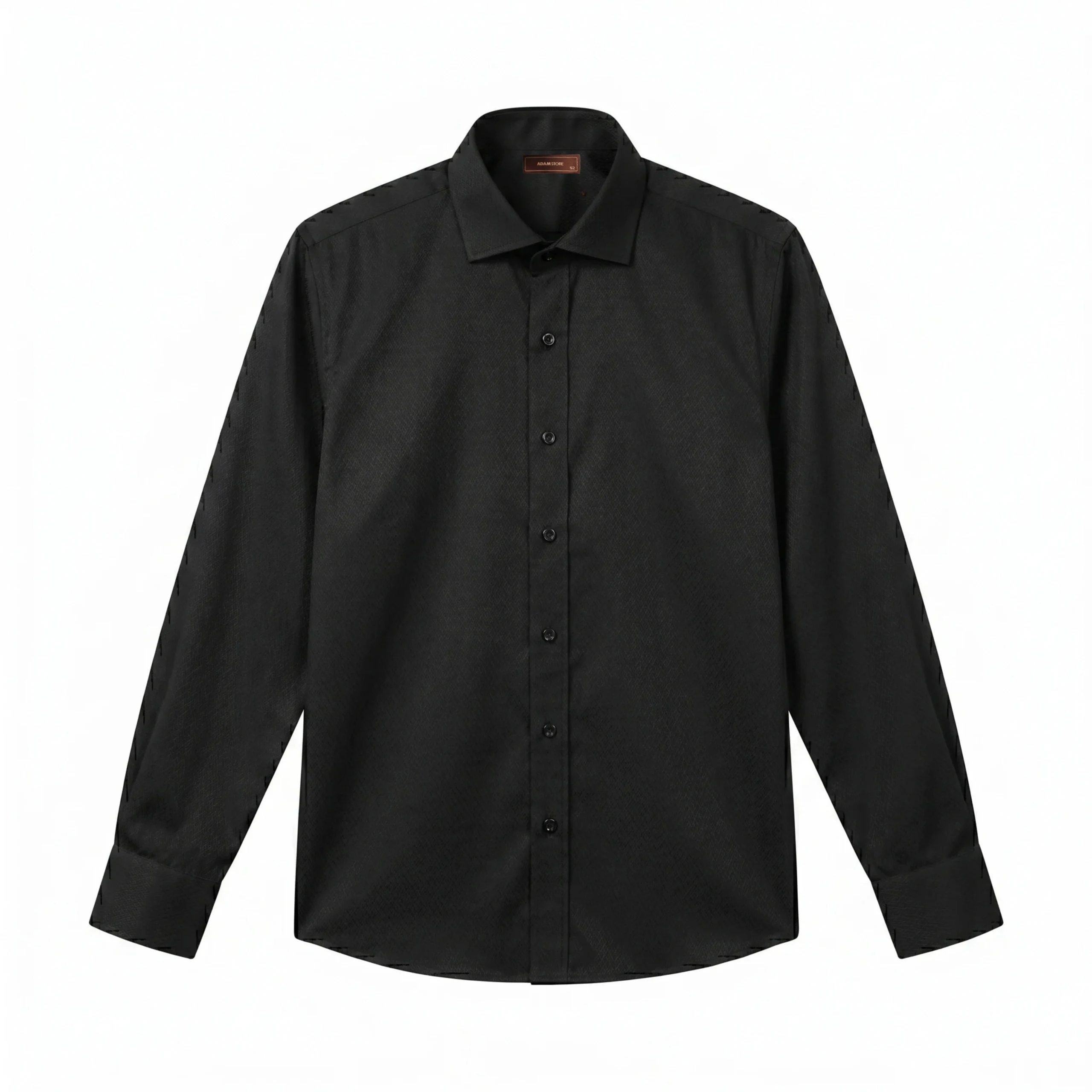 ÁO SƠ MI TAY DÀI BAMBOO / THE TUXEDO, MÀU ĐEN TRƠN - TXBB0748