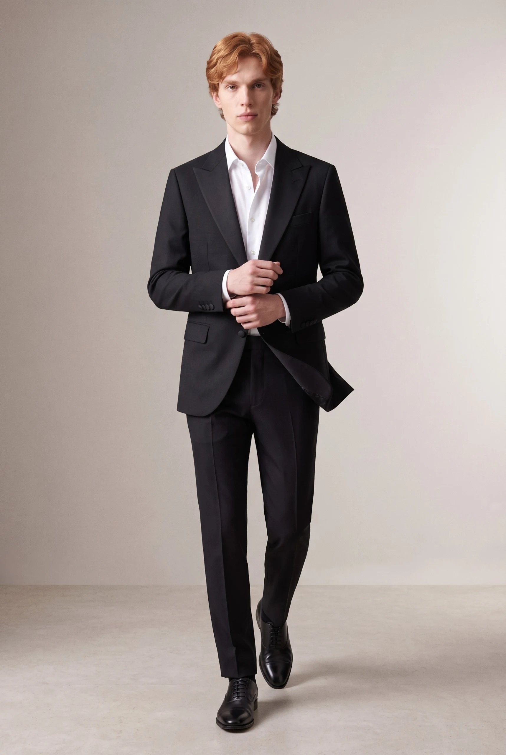 ÁO VEST TUXEDO NAM ĐEN CAO CẤP - ADAM STORE TXV329/CNB - ảnh 3