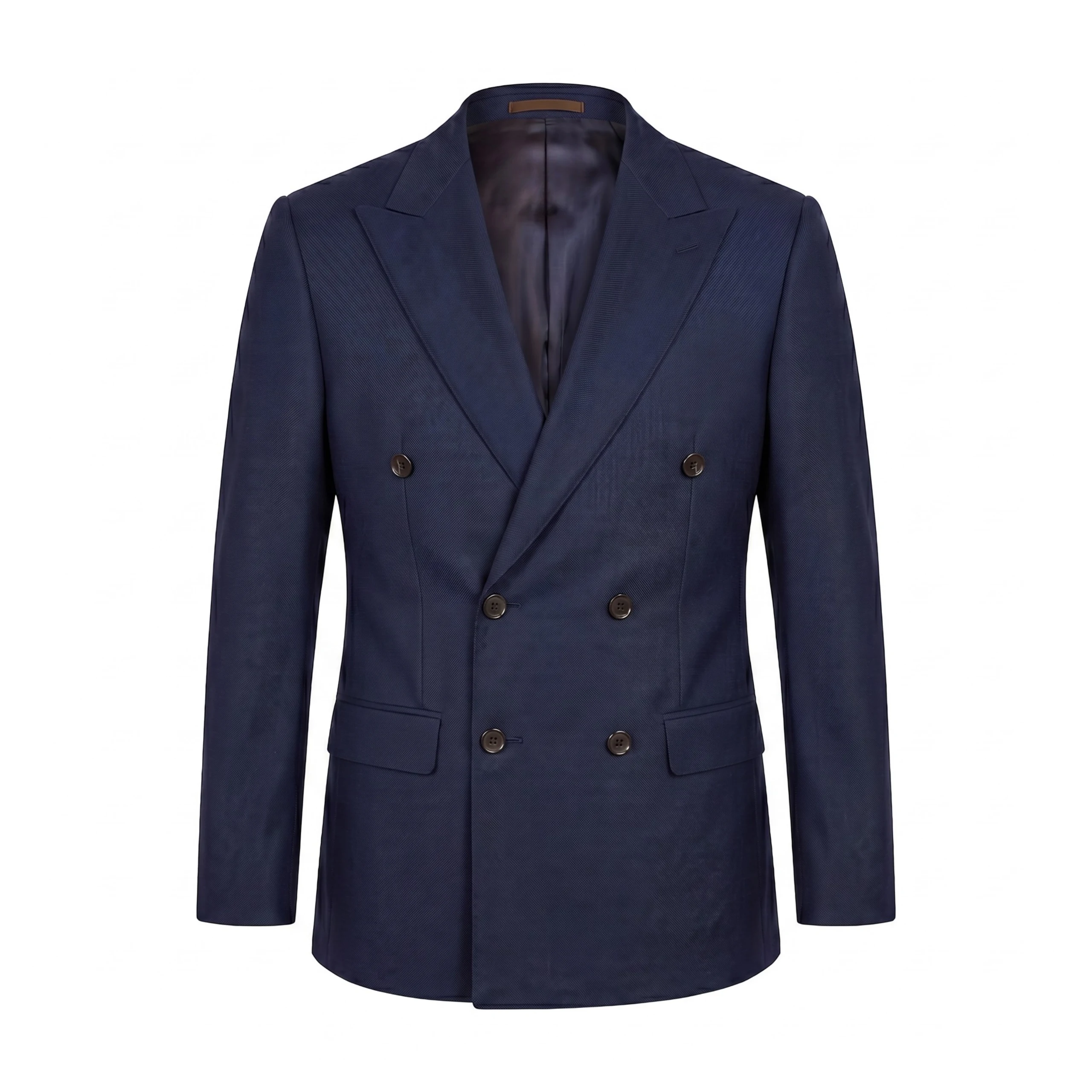 ÁO VEST NAM DOUBLE-BREASTED XANH NAVY CAO CẤP - ADAM STORE TXV52CQ