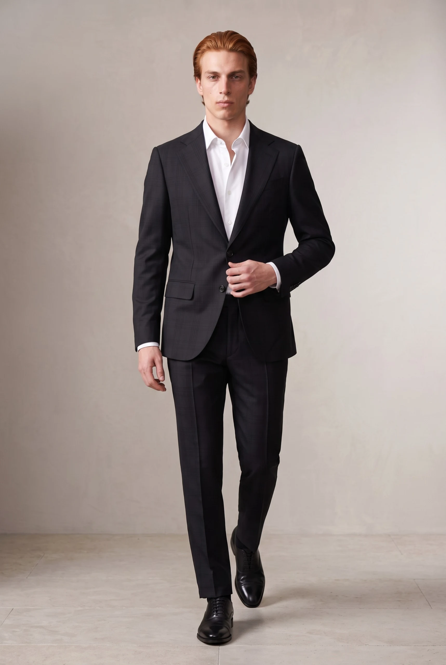 ÁO VEST NAM HỌA TIẾT CARO & KẺ SỌC CAO CẤP - ADAM STORE AV28X - ảnh 3