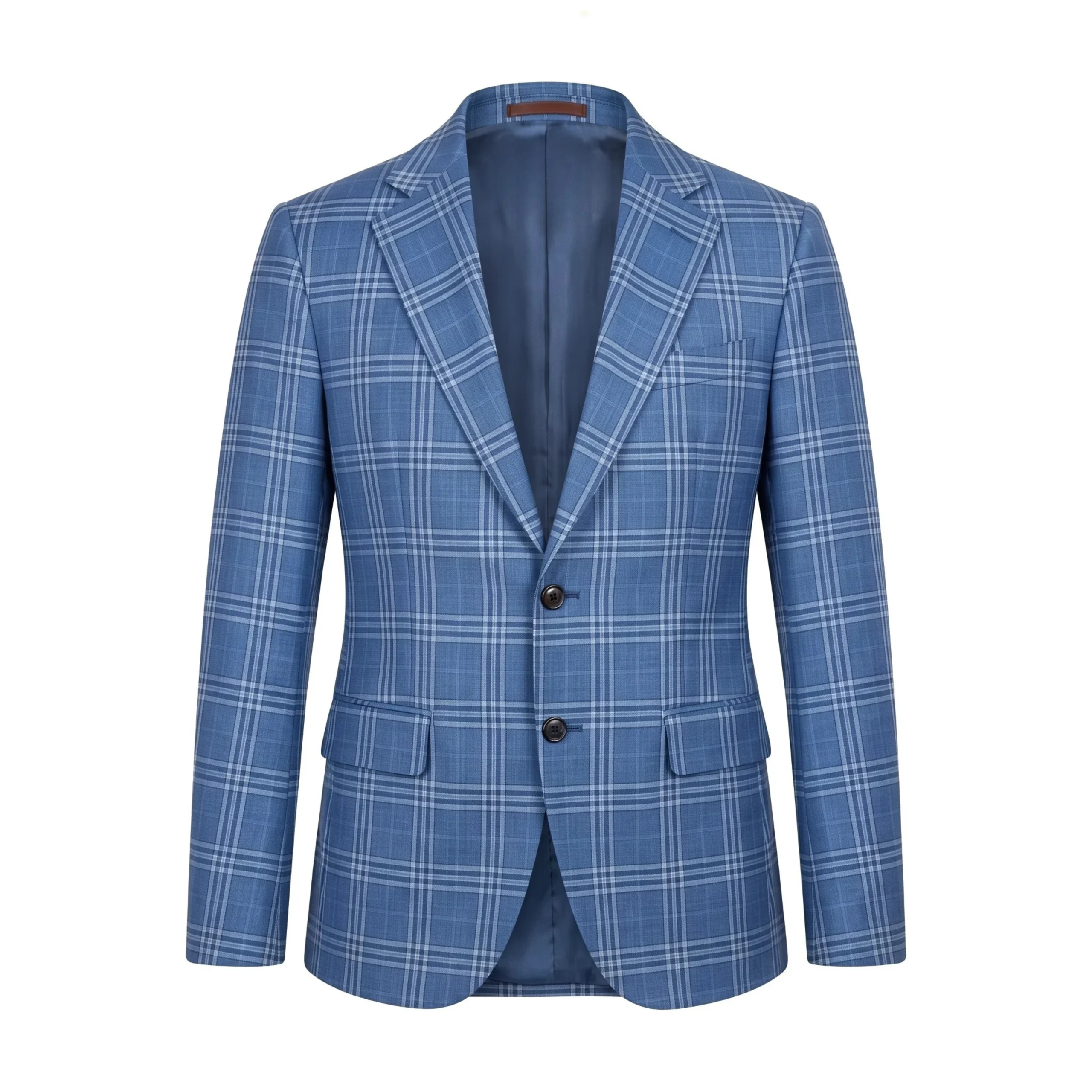 ÁO VEST NAM XANH KẺ Ô CAO CẤP - ADAM STORE TXV79
